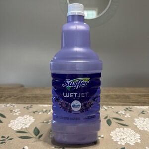Wet Jet Mop Refill Solution Wood Laminate Tile Floor Cleaner Lavender 42.2 fl oz